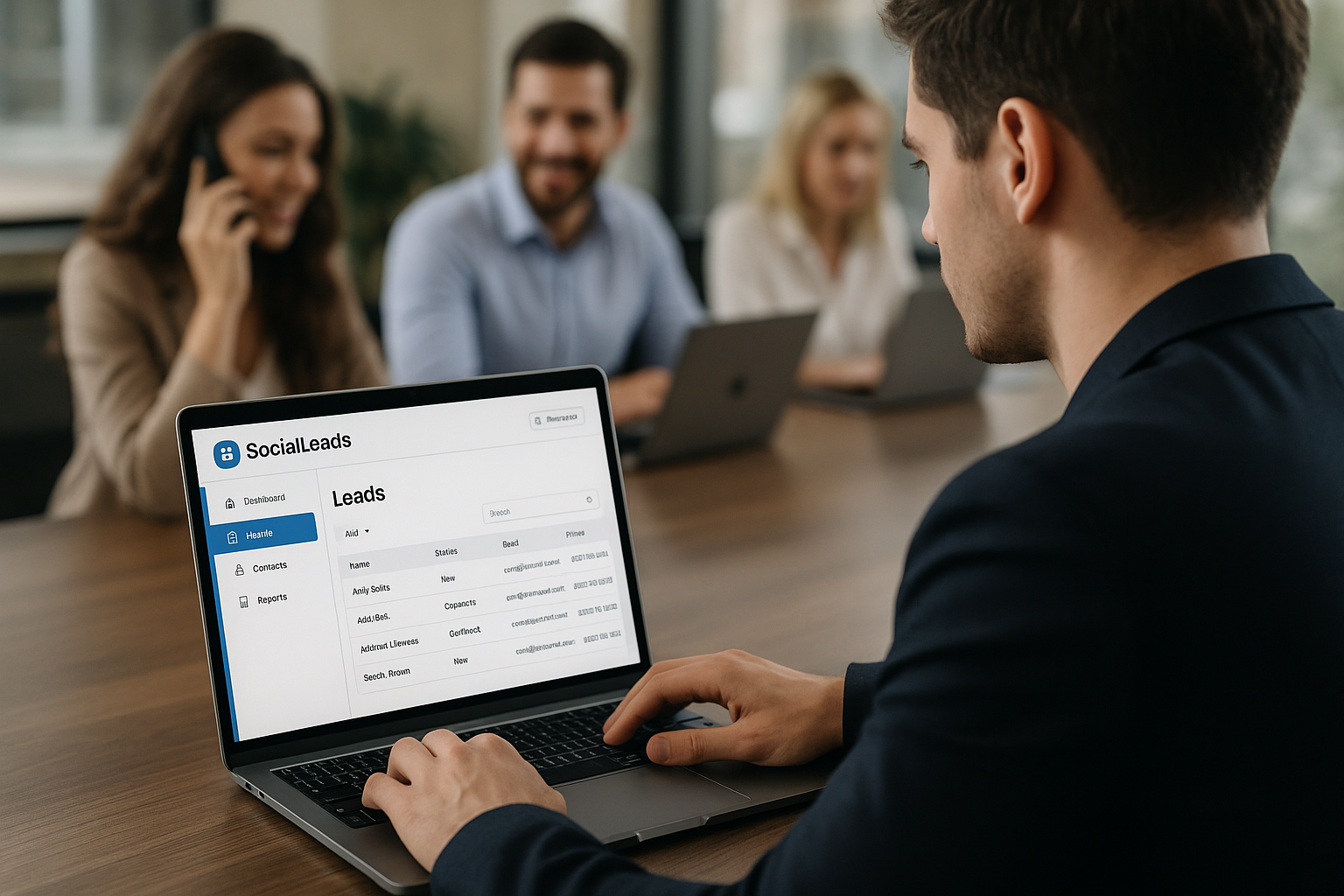 CRM Social Leads Platform